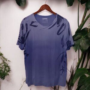 Express ★ Men's Graphic Tee - Tsunami Body Print Design